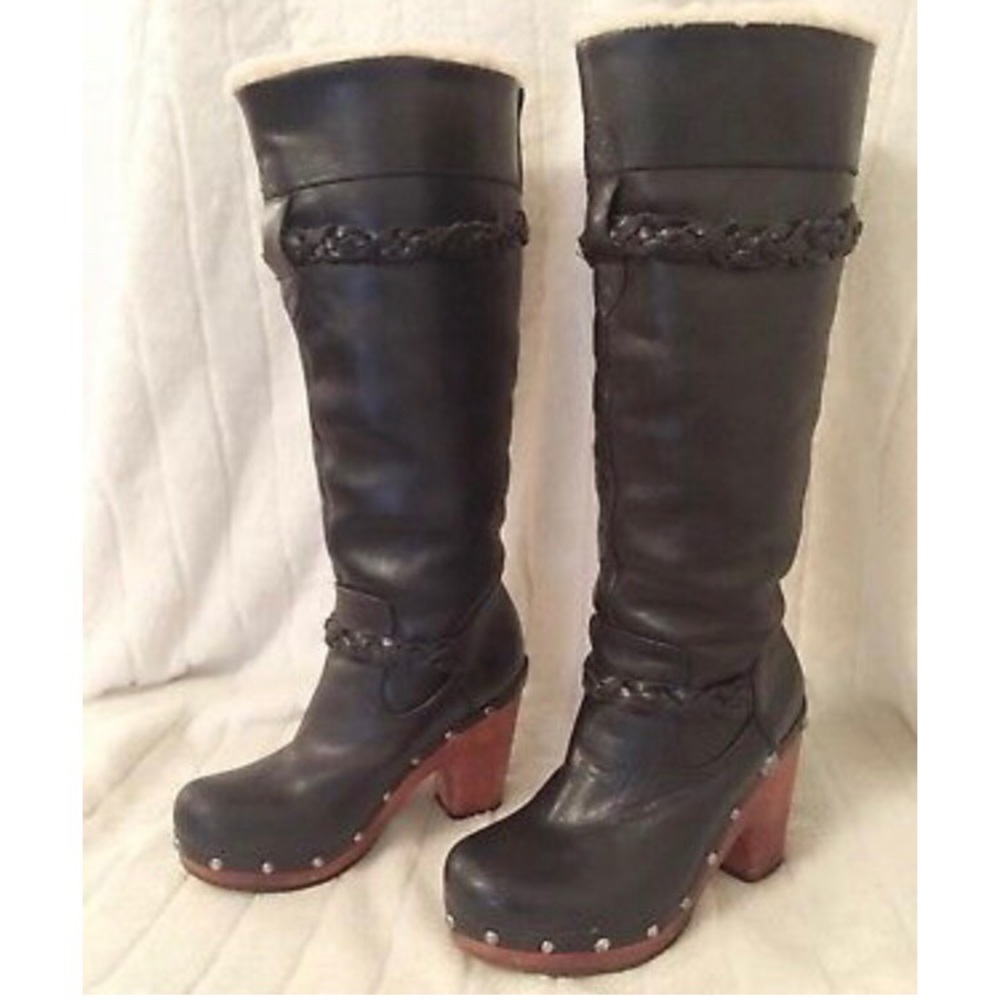 UGG W Savanna Leather Knee Boots